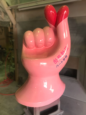 フォトスポット用立体看板店舗ロゴ入り