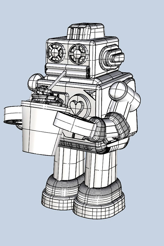 ロボチョ3Dモデリング