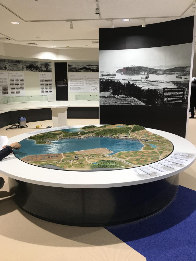 ジオラマ明治時代の口之津港(長崎県)