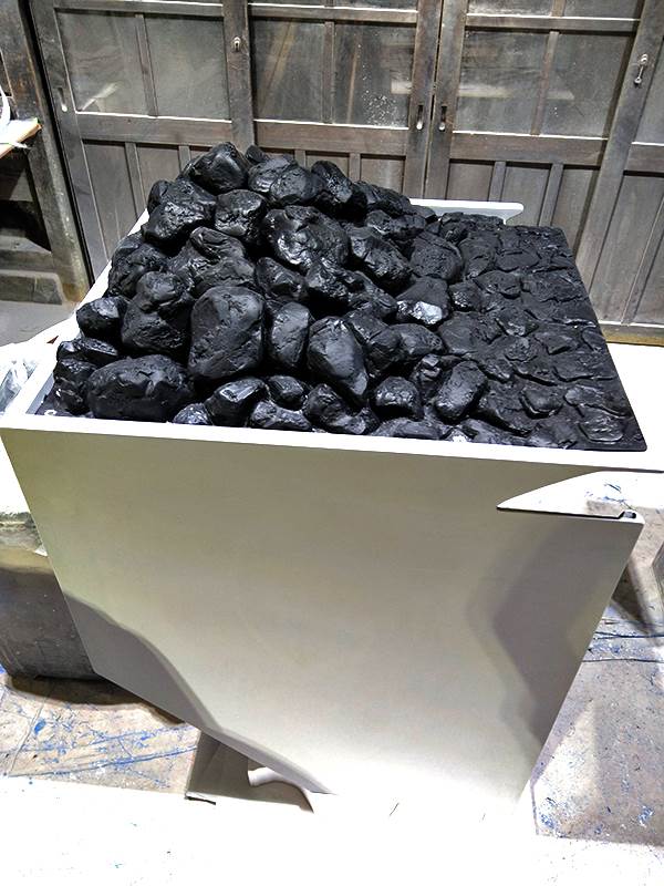 トラクター石炭造形