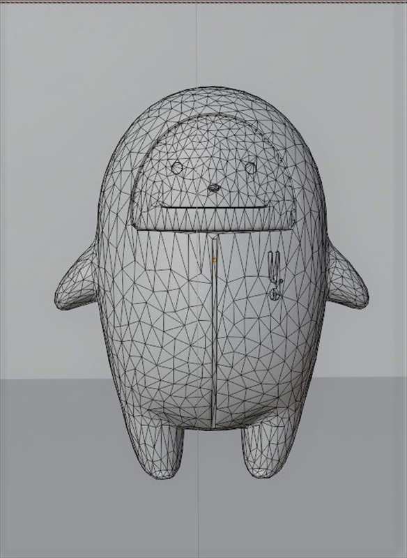 キャラクター3Dモデリング画像