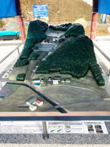 砂防ダム模型製作完成図