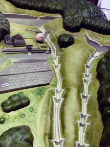 砂防ダムジオラマ構造