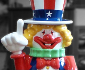 スチロール造形｜パチンコキャラクター立体｜ピエロのジャグラー