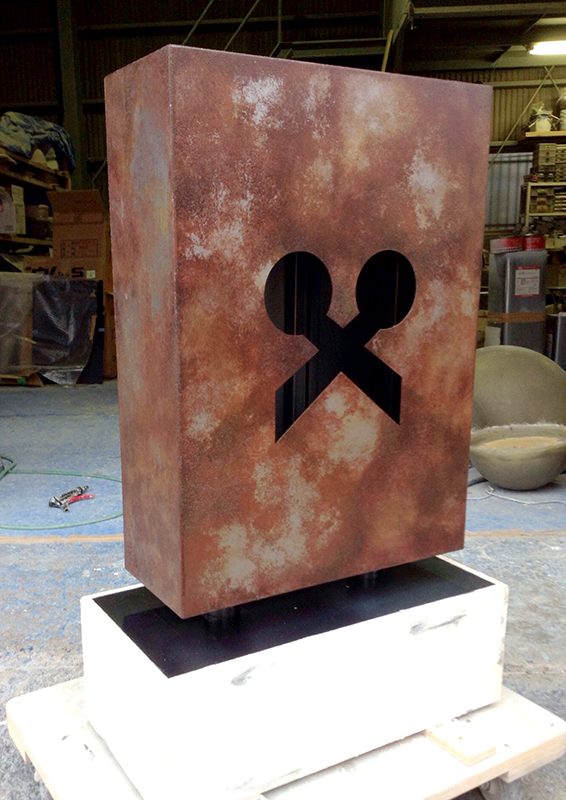 ヘアサロンさび塗装看板