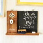 壁掛黒板＆ミラーとワークショップ