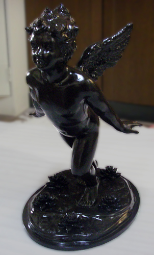 天使立体造形お歯黒塗装