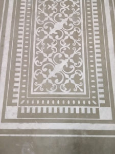 ステンシル塗装