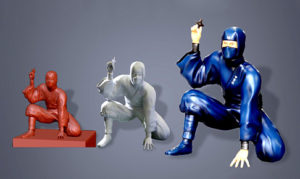 等身大忍者の立体看板