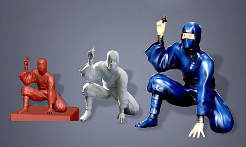 等身大忍者立体看板サムネイル