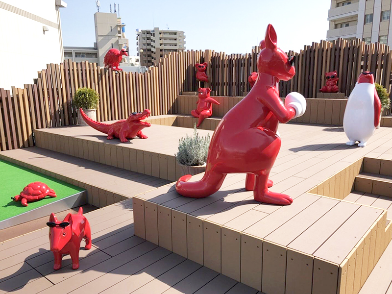 FRP造形 球団キャラクター