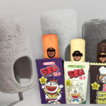 うまい棒のかぶりものサムネイル