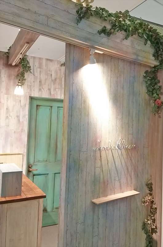 店舗装飾エージング塗装