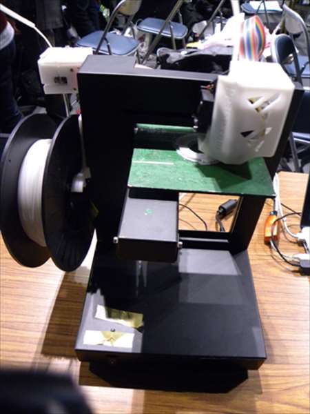 メイカーズフェア2012にて３Dプリンター
