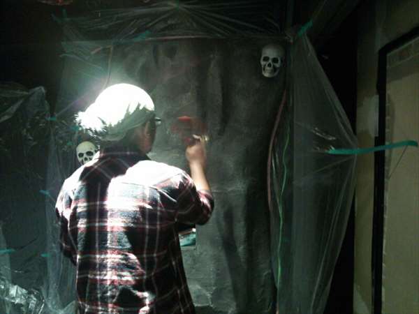 エージング塗装現場