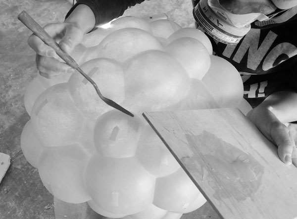 半透明FRP製作作業1