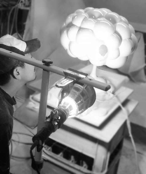 半透明FRP造製作中5