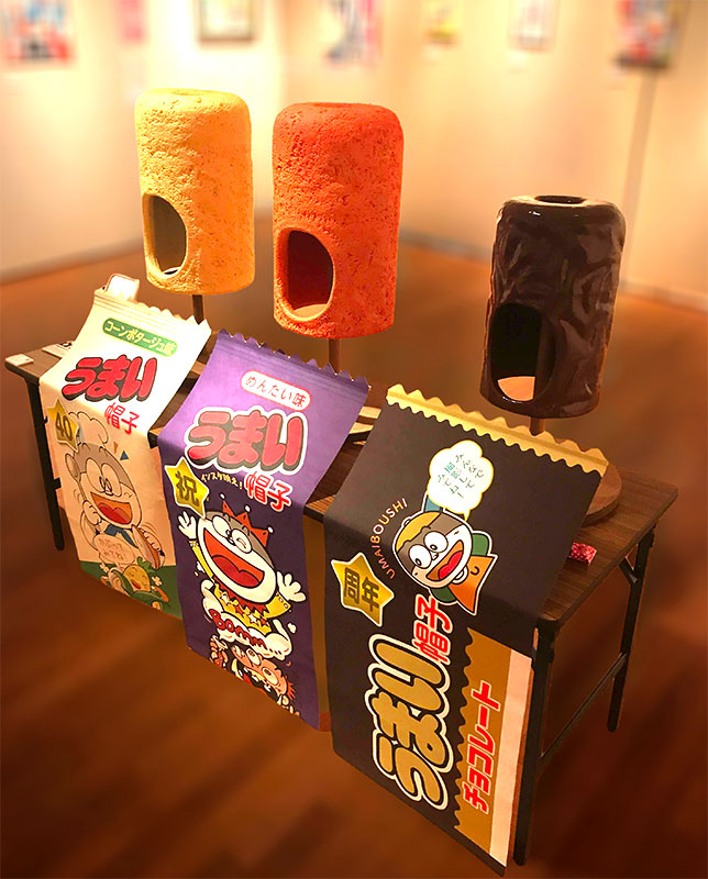 うまい棒コスプレ作品展示