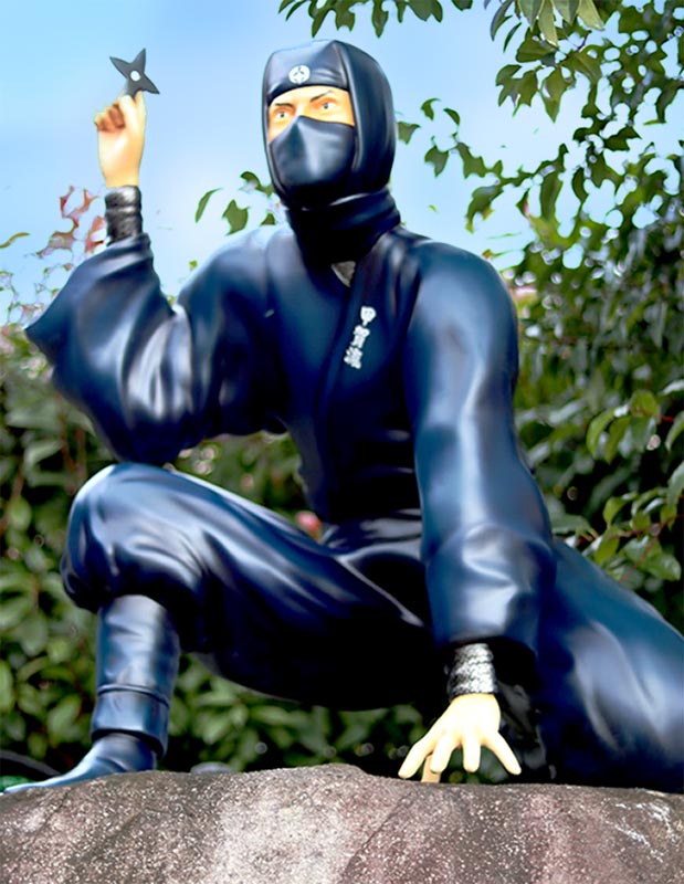 忍者立体看板設置