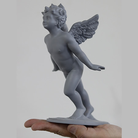 天使立体を３Dスキャンしたフィギュア