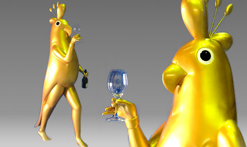 金色キャラクターのサムネイル